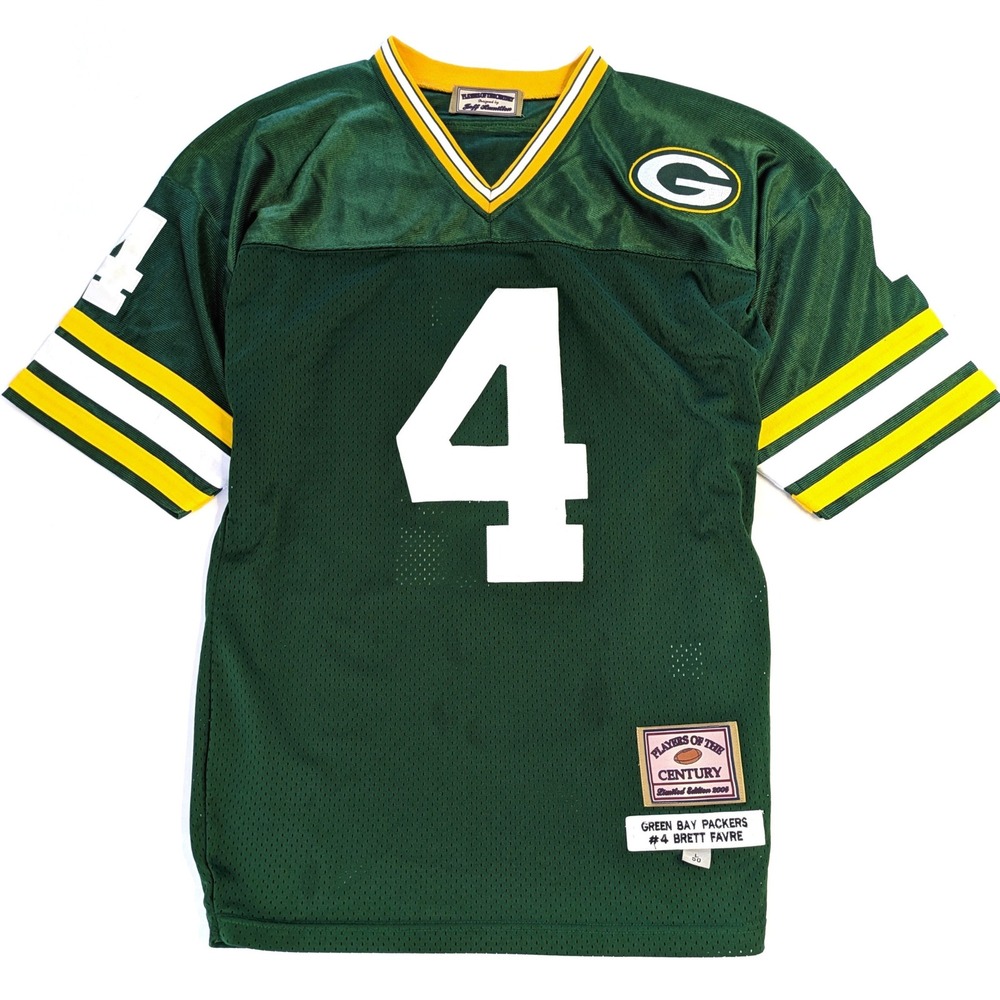Jeff Hamilton Brett Favre Packers Jersey 2004 Players of the Century Mens S read